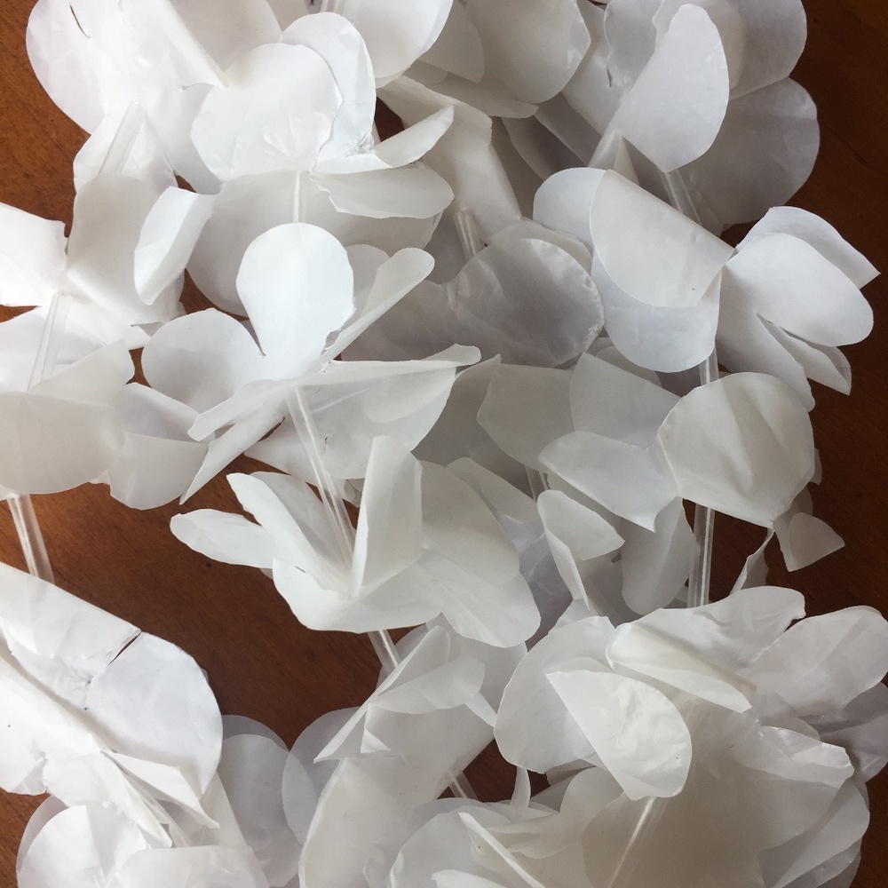 🐌5 Items for $15🐌 Hawaiin Lei White